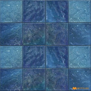 undefined-Ceramic Blue Subway Wall Tile Code26695 (300x300mm, Glossy)