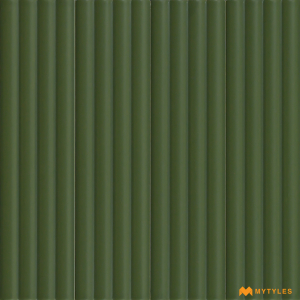 undefined-Green Fluted Wall Tile Code24979 (75x300mm, Matt)