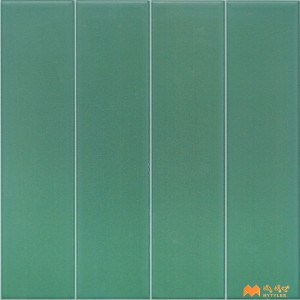 undefined-Ceramic Green Subway Wall Tile Code37366 (300x300mm, Matt)