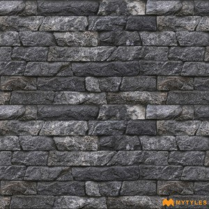 undefined-Porcelain Black Elevation Wall Tile Code18530 (300x450mm, Matt)