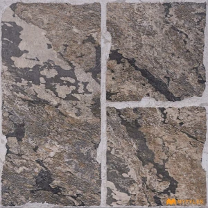 undefined-Vitrified Gray Digital Parking Floor and Wall Tile Code38346 (400x400mm, Matt)