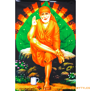 undefined-Sai Baba Poster Wall Tile Code26048 (300x450mm, Glossy)