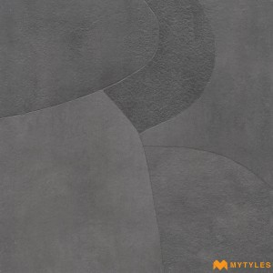 undefined-Vitrified Gray Floor and Wall Tile Code34410 (600x600mm, Matt)