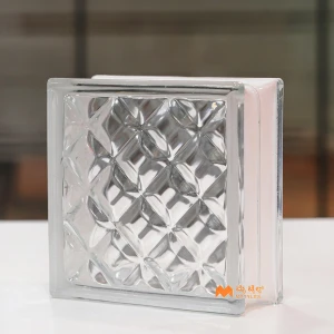 undefined-Big Diamond or Opal Glass Wall Block Code14189 (190x190mm, Glass)