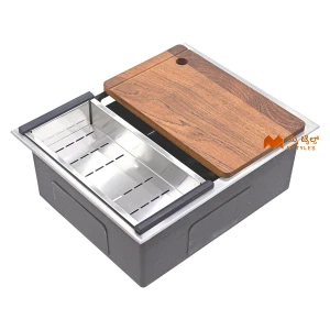 undefined-Futura Kitchen Sink - Intelligent Sink Series FS 2118 IS Code14098 (21x18x9 Inch, Single Bowl)