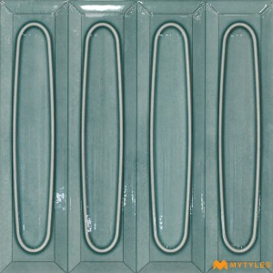 undefined-Ceramic Blue Subway Wall Tile Code34554 (300x300mm, Glossy)