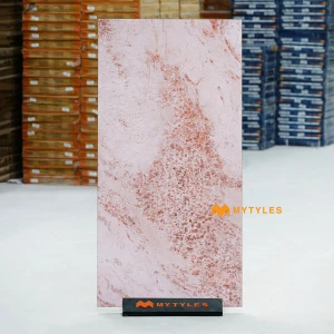 undefined-Crystal Ruby Pink Matt Marble GVT Tile Code40346 600x1200mm 2Pc Pack