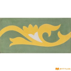 undefined-Athangudi Floor and Wall Tile Code30412 (127x254mm, Matt)
