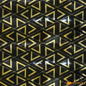 undefined-Ceramic Black Highlighter Wall Tile Code26917 (300x600mm, Hi-Glossy)