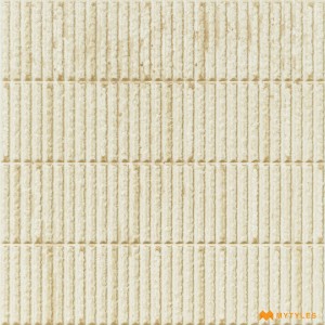 undefined-Ceramic Ivory Textured Wall Tile Code31393 (300x300mm, Glossy)