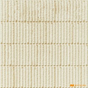 undefined-Ceramic Cream Textured Wall Tile Code31393 (300x300mm, Glossy)