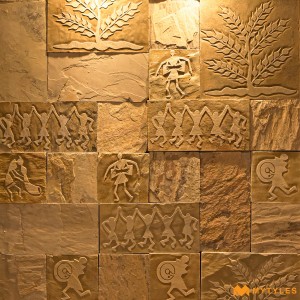 undefined-Heritage Tribe Slate Stone Wall Cladding Code29085 (Random Size, Stone)