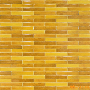 undefined-Ceramic Orange Geometric Wall Tile Code27540 (300x600mm, Glossy)