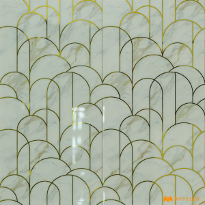 undefined-Imported Gold Highlighter Wall Tile Code25580 (300x600mm, High Glossy)
