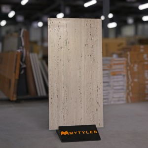 undefined-Vitrified Cream Floor and Wall Tile Code29140 (600x1200mm, Carving Matt)