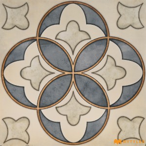 undefined-Vitrified Beige Moroccan Floor and Wall Tile Code27019 (600x600mm, Matt)