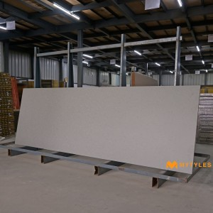 undefined-Full Body Vitrified Gray Slab Floor and Wall Tile Code33488 (800x2400mm, Matt)