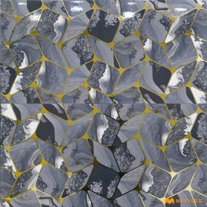 undefined-Ceramic Blue Highlighter Wall Tile Code31211 (300x600mm, High-Glossy)