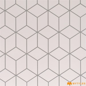 undefined-Ceramic White Moroccan Tile Code26575 (300x300mm, Matt)