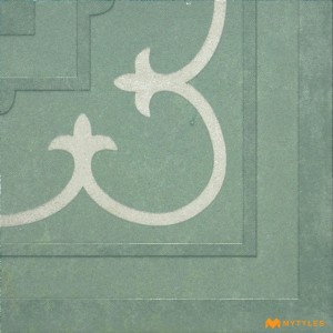 Green Carpet Design Tile Code30754