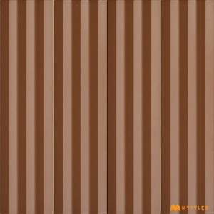undefined-Brown Fluted Wall Tile Code28865 (75x300mm, Matt)