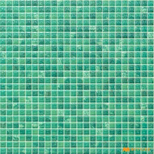 undefined-Ceramic Green Mosaic Wall Tile Code31442 (300x300mm, Glossy)