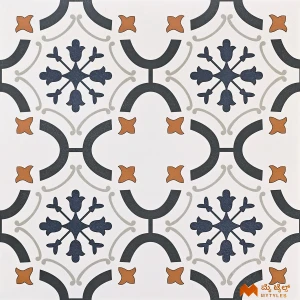 undefined-Vitrified White Moroccan Floor and Wall Tile Code36791 (600x600mm, Carving Matt)