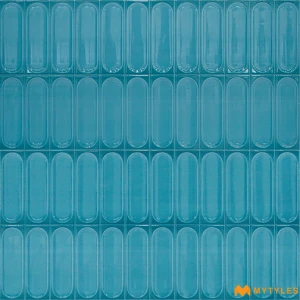 undefined-Sky Blue Capsule Glossy Ceramic Wall Tile Code40023 300x600mm 6Pc Pack