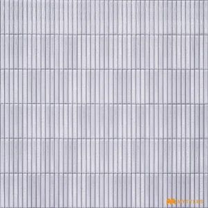 undefined-Grey Kit Kat Mosaic Wall Tile Code25339 (300x600mm, Glossy)