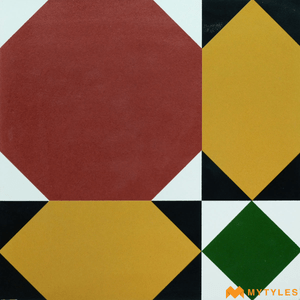 undefined-Vitrified Moroccan Tile Code3330 (300x300mm, Matt)