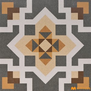 undefined-Gray Digital Parking Floor and Wall Tile Code32401 (400x400mm, Matt)