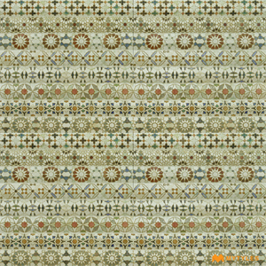 undefined-Ceramic Moroccan Wall Tile Code23648 (300x300mm, Glossy)