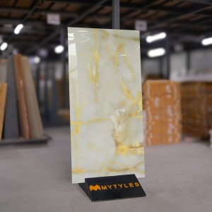 undefined-Vitrified Cream Floor and Wall Tile Code24967 (600x1200mm, Glossy)
