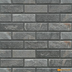 undefined-Ceramic Gray Elevation Wall Tile Code33378 (300x600mm, Matt)