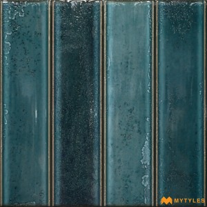 undefined-Ceramic Blue Subway Wall Tile Code36067 (300x300mm, Glossy)