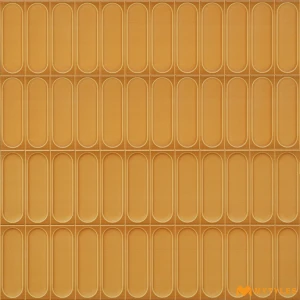 undefined-Retro Mustard Capsule Matt Ceramic Wall Tile Code40290 300x600mm 6Pc Pack