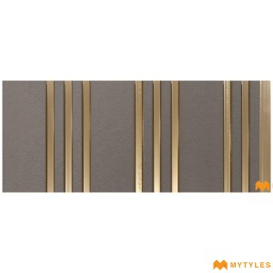 undefined-Gray Louver Wall Panels Code34882 (1Feetx8Feet, Matt)