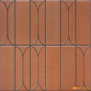 undefined-Ceramic Terracotta Subway Wall Tile Code36283 (300x300mm, Matt)