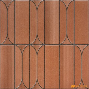 undefined-Ceramic Terracotta Subway Wall Tile Code36283 (300x300mm, Matt)