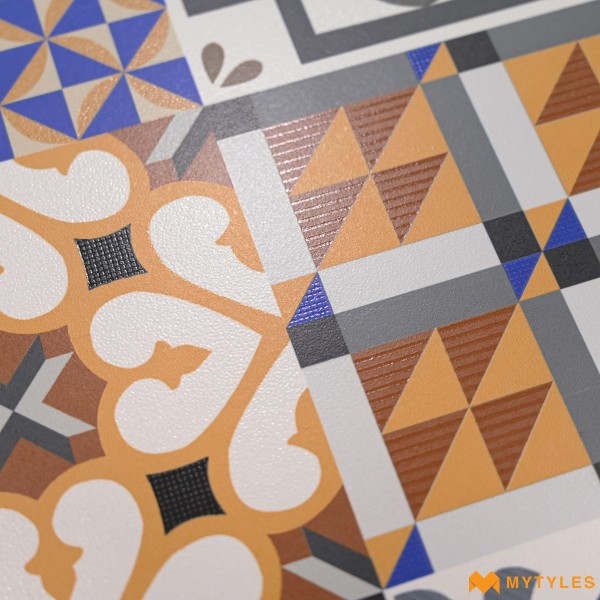 Buy 2 x 2 feet porcelain Moroccan code23441 | cobalt