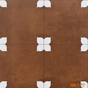undefined-Terracotta Digital Parking Floor and Wall Tile Code36612 (400x400mm, Matt)