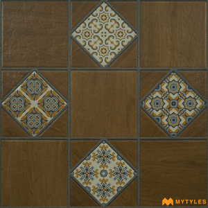 undefined-Vitrified Floor and Wall Tile Code21218 (600x600mm, Matt)