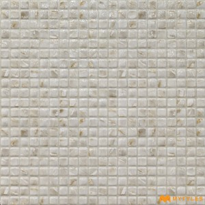 undefined-Ceramic Off White Mosaic Wall Tile Code36068 (300x300mm, Glossy)