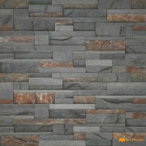 undefined-Porcelain Blue Elevation Wall Tile Code29246 (300x600mm, Matt)