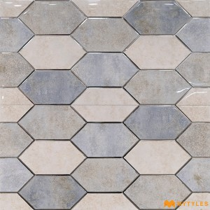 undefined-Imported Ceramic Wall Tile Code8102 (300x600mm, Glossy)