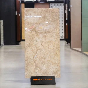 undefined-Vitrified Beige Floor and Wall Tile Code37841 (600x1200mm, Glossy)