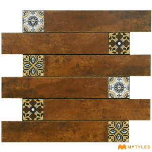 undefined-Porcelain Wooden Plank Tile Code18596 (150x900mm, Matt)