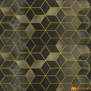 undefined-Imported Highlighter Wall Tile Code18023 (300x600mm, Metallic)