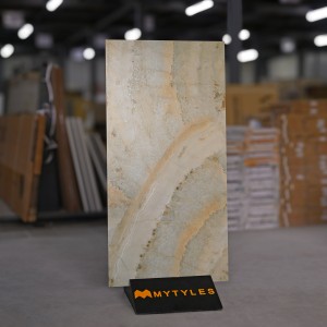 undefined-Vitrified Slab Tile Code18393 (600x1200mm, Carving Matt)