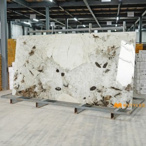 undefined-Vitrified Grey Slab Floor and Wall Tile Code29116 (1200x2400mm, Glossy)